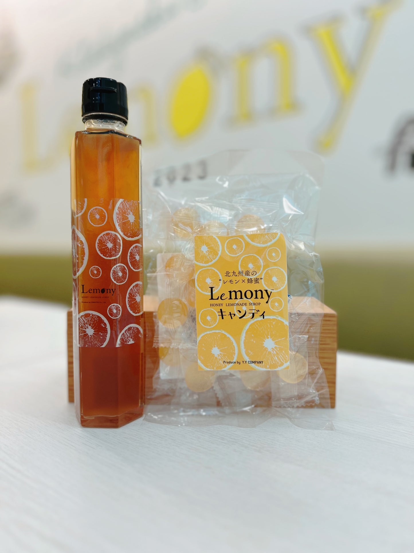 2周年スペシャルギフトセット「Lemony 大瓶(220ml)&ハニーレモンキャンディ」